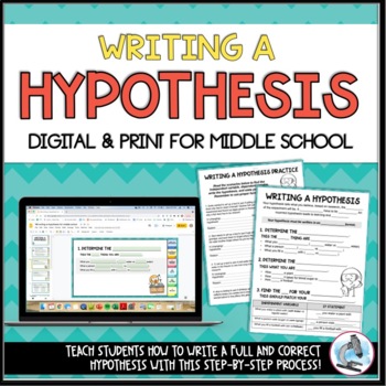 how to write a hypothesis in science middle school