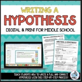 Writing a Hypothesis for Middle School