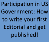Writing a Letter to the Editor: Participation in US Govern