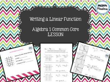 Preview of Writing a Linear equation