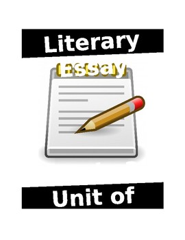 Preview of Writing a Literary Essay Grade 3: Writer's Workshop