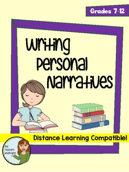 Preview of Writing a Personal Narrative Essay - Distance Learning Compatible