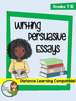 Preview of Writing a Persuasive Essay - Distance Learning Compatible