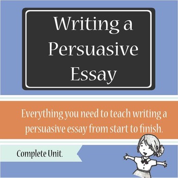 Preview of Persuasive Essay - Complete Unit