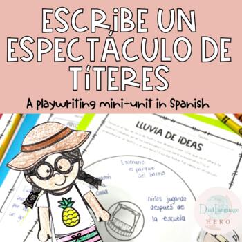 Preview of Writing a Play in Spanish - Creative writing activitiy in Spanish