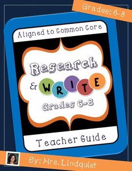 Preview of Writing a Research Essay - Aligned to the Common Core