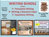 Writing a Research Paper,  Expository Essay, and Persuasiv