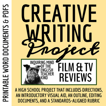 Preview of Writing a Review of a Movie, Television Show, or Book for High School