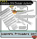 Science Skill Builder Procedure Sorting Activity