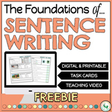 Writing a Sentence Activities FREEBIE How to Write a Sente