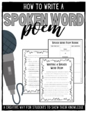 Writing a Spoken Word Poem