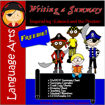 Preview of Writing a Summary-- FREEBIE!