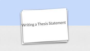 thesis statement on math