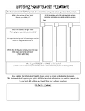 Writing a Thesis Statement Planning Sheet