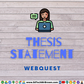 Preview of Writing a Thesis Statement TEK 1.7Di