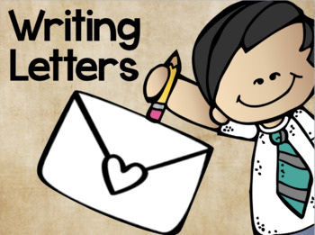 Preview of Writing a letter unit