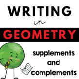 Geometry Supplementary and Complementary Angles Writing Ab