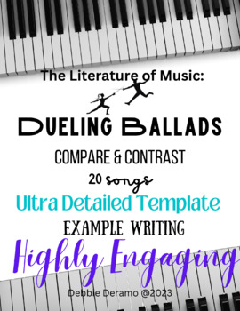 Preview of Writing about Music: Dueling Ballads Activity