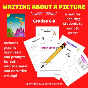 Preview of Writing about a Picture - Informational and Narrative Writing Grades 6-8