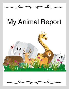 Preview of Writing an Animal Report