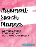 Writing an Argument Speech: Thesis, Planning, Outline, & R