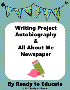 Preview of Writing an Autobiography - Template, Mini-Lesson, Brainstorm, Warm-Up, No Prep