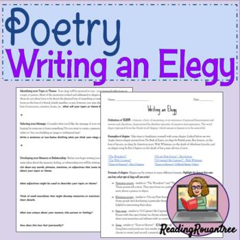 Preview of Writing an Elegy