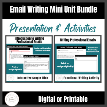 Preview of Email Writing | Presentation and Activities | Life Skills