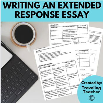 Preview of Writing an Extended Response Essay - ELA Test Prep, Writing Skills