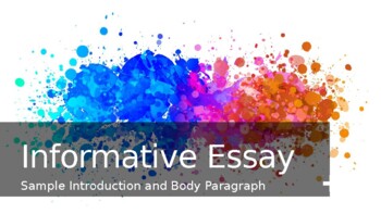 Preview of Writing an Informative Essay: Structuring the Introduction and Body Paragraphs