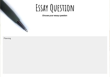 Preview of Writing an essay - Structured Session