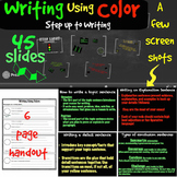 Writing an essay using colors prezi + handout (Step up to 