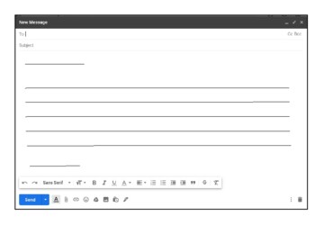 Preview of Writing and Email Template