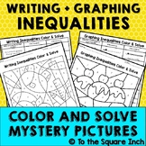Writing and Graphing Inequalities Color and Solve | Color 