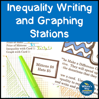 Preview of Writing and Graphing Inequalities in 2 Variables Stations