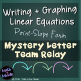 Writing and Graphing Linear Equations (Point-Slope Form) T