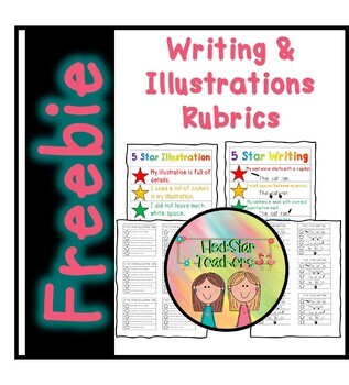 Preview of Writing and Illustration Rubrics - FREEBIE!