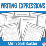 Numerical Expressions Worksheets | Writing Expressions