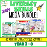 Writing and Literacy Skills BUNDLE Year 3 and 4, Year 5 an