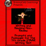 STAAR 7th Grade Writing and Revision Review:  Prompts and 