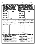 Writing and Solving One-Step Equations Word Problem Practi