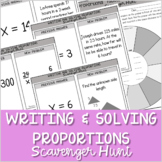 Writing and Solving Proportions Activity  7.RP.2 & 7.RP.3