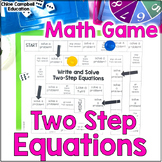 Writing and Solving Two Step Equations Game - 7th Grade Ma