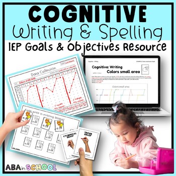 Preview of Writing and Spelling IEP goals and objectives tracking for Special Education