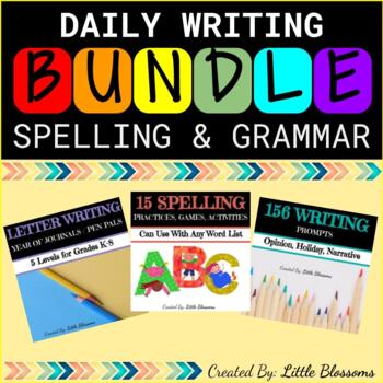 Writing and Spelling Practice Bundle by Tailored Teaching Toolkits