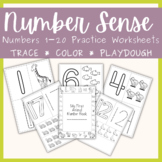 Writing and Tracing Numbers 1-20 Worksheets Preschool / Pr