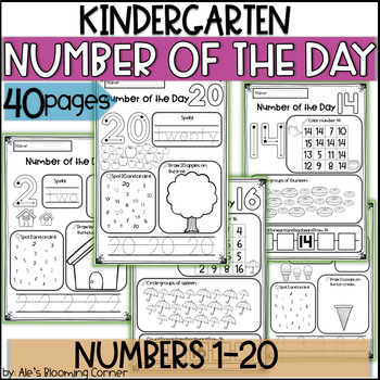 Preview of Writing Numbers 1 to 20 Number Sense Worksheets Teen Numbers