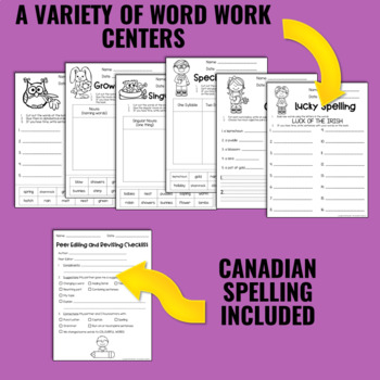 Writing and Word Work for March | Digital and Printable | Google Slides™