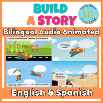 Preview of Build a story creative writing picture includes audio