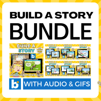 Preview of Writing center Build a story creative writing picture prompts bundle